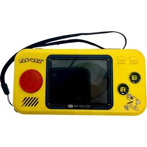 My‎ Arcade Pac-Man Pocket Player Handheld Game Console 3 Games Tested Working